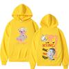 Rapper Lil Peep CryBaby Hellboy Bear Hoodies Unisex Vintage Hip Hop Oversized Sweatshirts Autumn Winter Fleece Warm Pullovers
