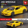Burago 1: 64 Ferrari Serie Scelta Multipla Sp3 812 F12 430 Enzo F40 F12Tdf Sf90 458 Modello Die-Cast per Bambini Giocattolo Regalo