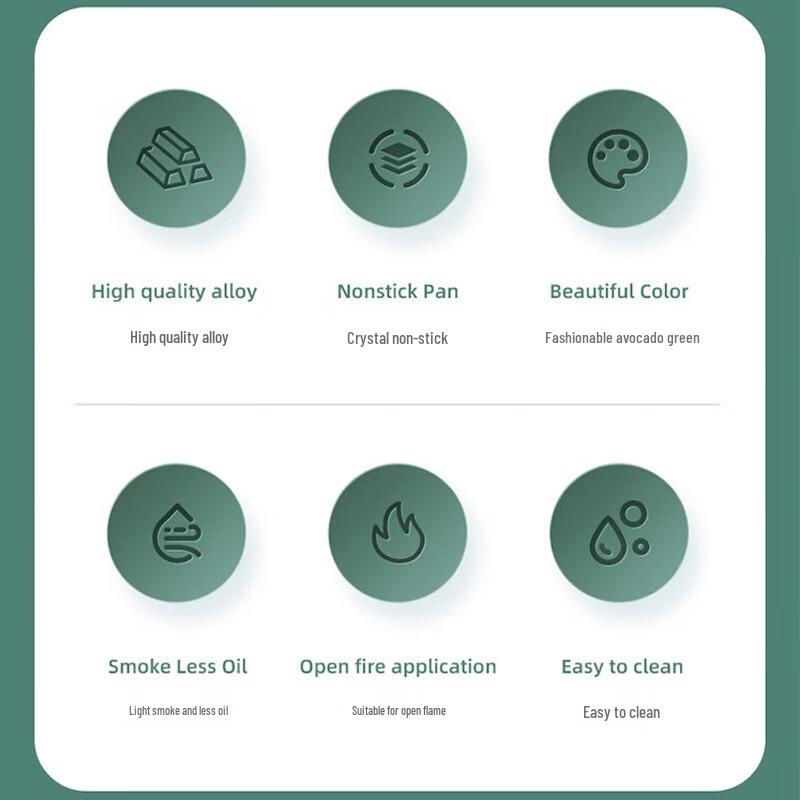 ASD 24cm Maifan Stone Non-stick Frying Pan