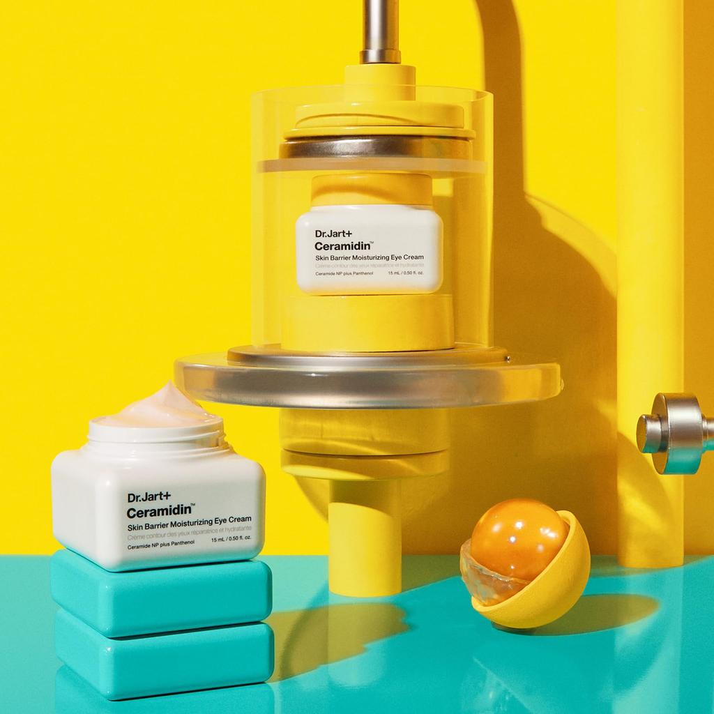 Ceramidin Skin Barrier Moisturizing Eye Cream 15mL Skin Dry Korean Derma Cosmetics Dr.Jart+ / Moisturizing, Barrier, Firmness, Elasticity, Skin,