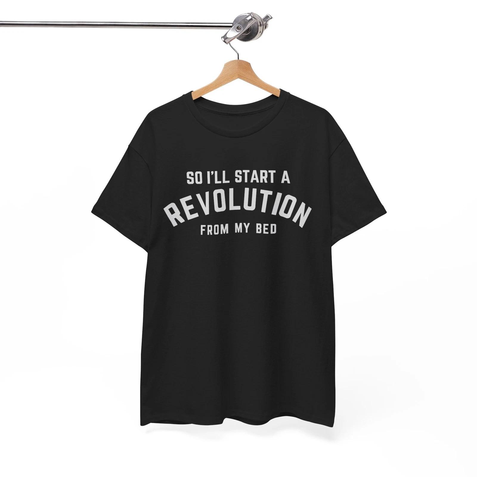Oasis Don t look back in Anger T-Shirt, I ll start a revolution Unisex tee XL