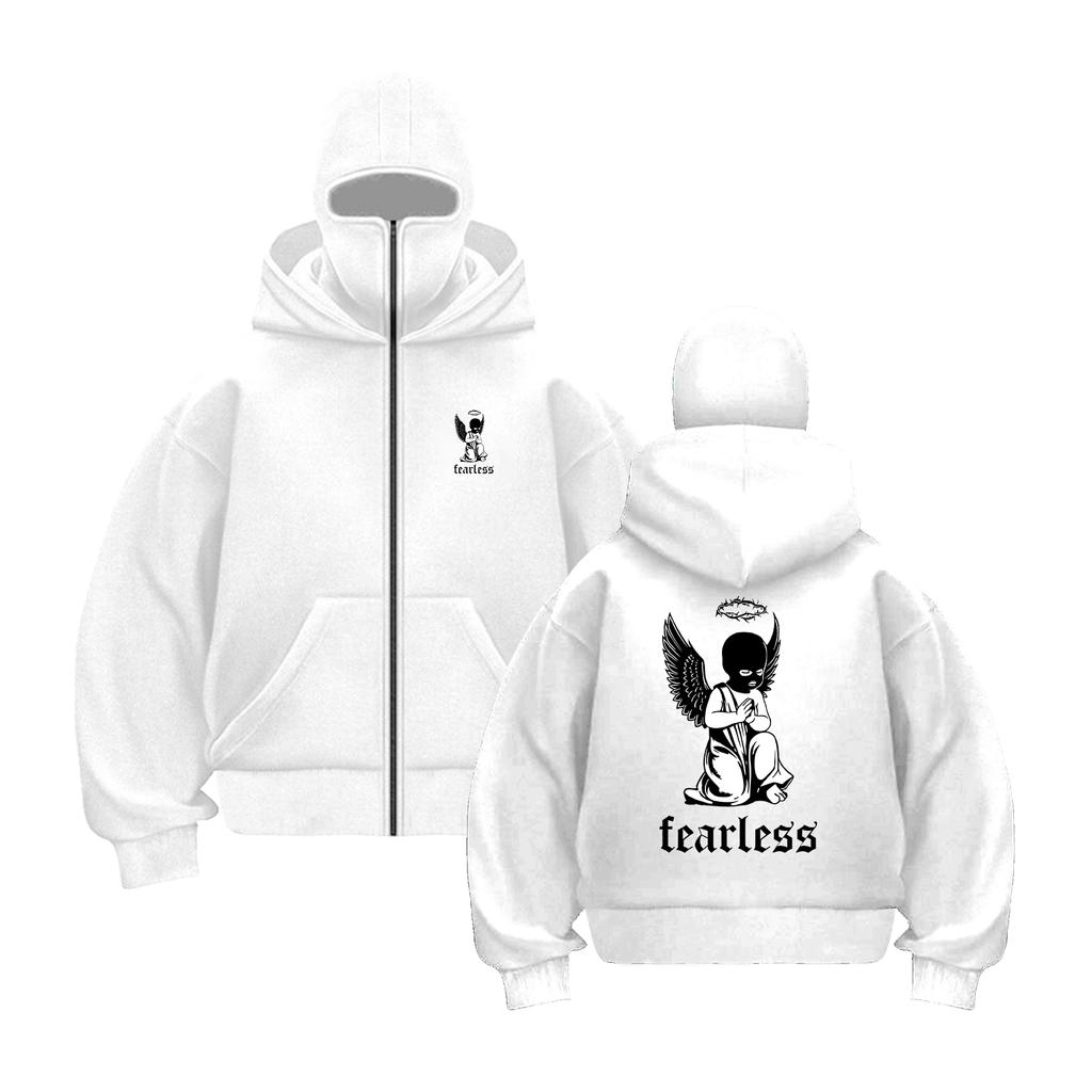 Streetwear Solid Color Retro Zipper Hoodies Y2K Men Women Hip Hop Graphics Vintage Double Layer Oversized Hoodies Sweatshirts