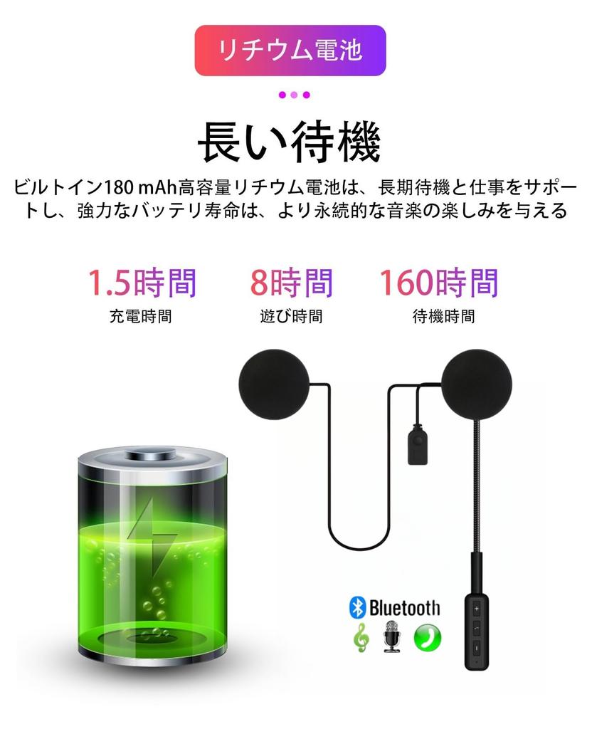Motorcycle Helmet Headset, Earphones, Motorcycle, Incom, Motorbike, Speaker, Bluetooth 5.0, Clear Sound Quality, Easy
