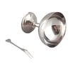 304 Stainless Steel Ice Cream Cup Retro Footed Serving Dessert Bowl for Salad and Pudding
