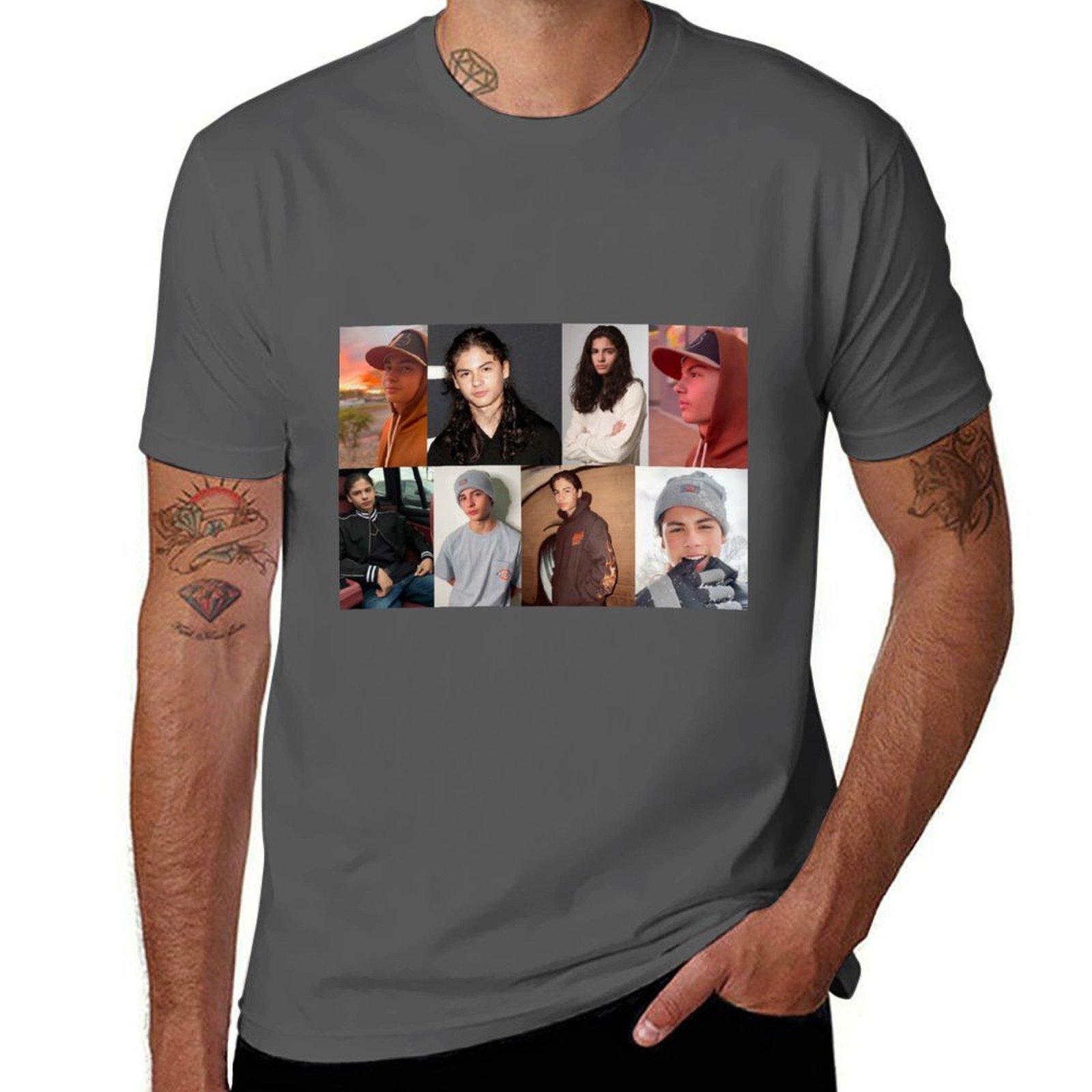 

Miguel Cazarez Mora Collage 2 T-Shirt cotton t shirts high quality t shirt for man T-Shirt 4XL