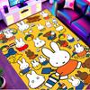 Miffy Print Rug, Washable Floor Carpet, For Entryway Dorm Laundry Room Office Study, Home Decor Birthday Christmas Gift