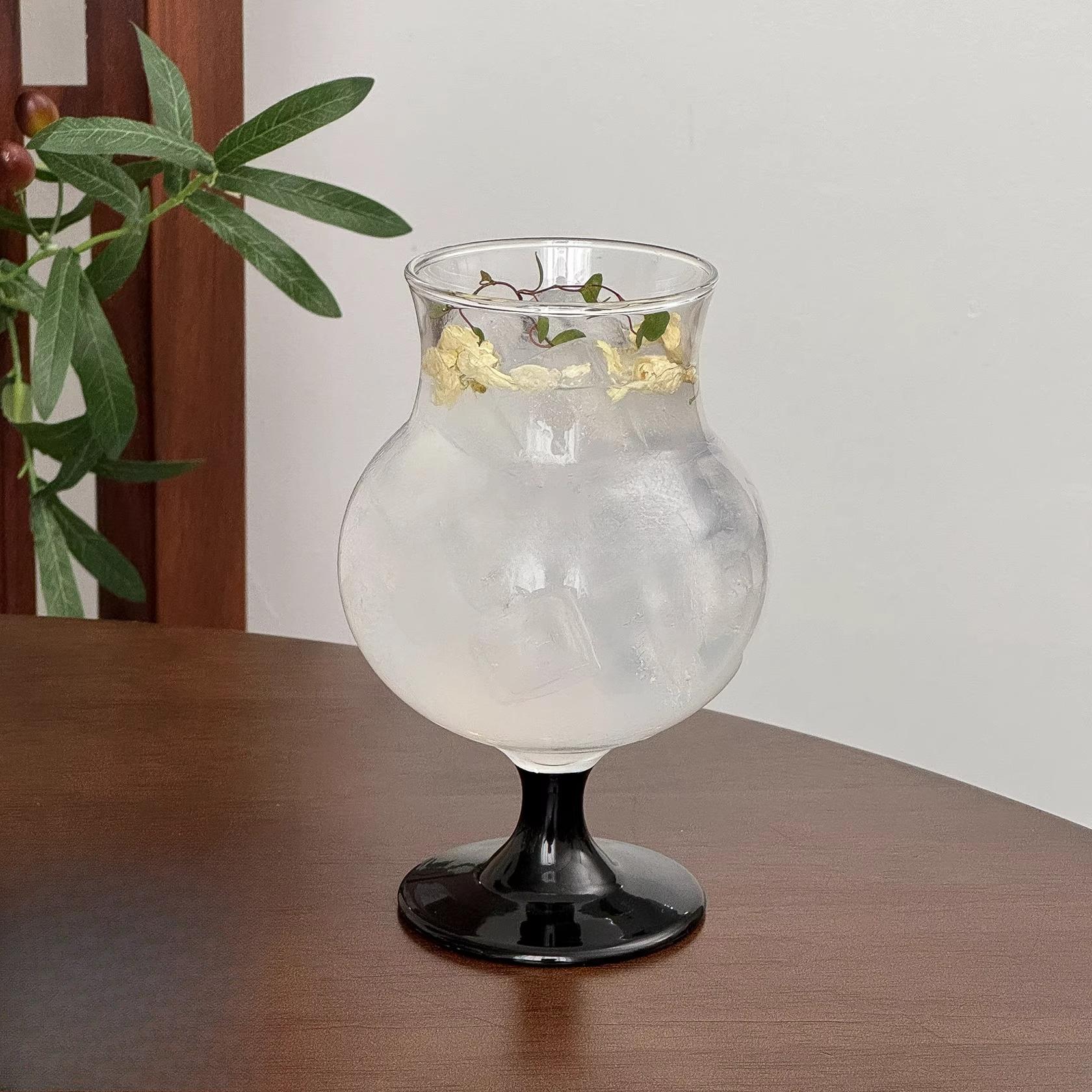 High-capacity Glass Mug Household Drinkware Thick Glassware Colored Cups Colored Cold Coffee Cups Glass Cups Kitchen Supplies 500ml