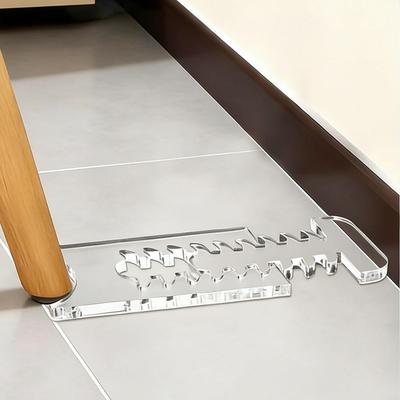 Rutschfeste Sofafüße Verstellbare Acryl-Wandabstandshalter Sofa- & Kopfteil-Stopper Möbelschutzmatten Verhindern das Verrutschen