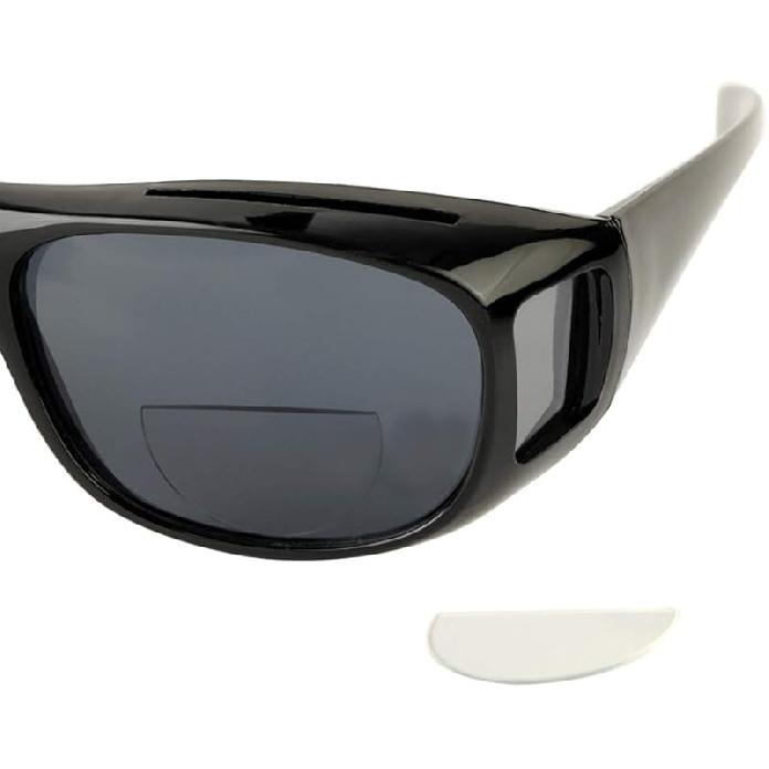 High Magnification Power Stick On Bifocal Lenses Reusable Reader Adhesive Sticker Reading Sunglass Glasses 6.0-4.5 6.0 x чистый