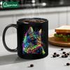 Magische Katze Keramik Kaffeetasse Milchtee Wasserbecher Kreativer Frühstücksbecher Haushaltsgeschirr Geburtstagsgeschenk