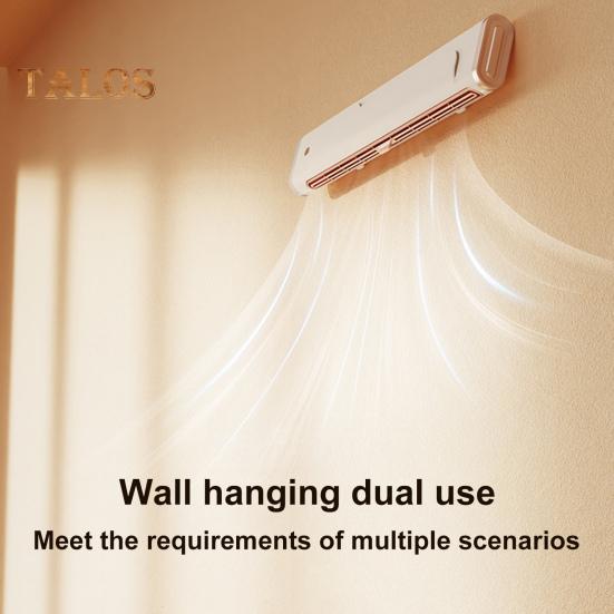 Ventilator turn fără pale cu 3 viteze, flux de aer puternic, funcționare silențioasă, reîncărcabil, fără fir, ventilator de sine stătător, aparat de aer condiționat