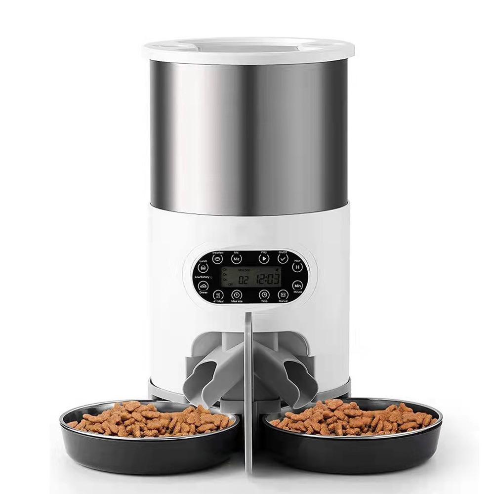 Smart Cat Feeder: Timed, Portion-Controlled, Voice Broadcast, Global Compatibility - Bestseller in EU, US, SEA