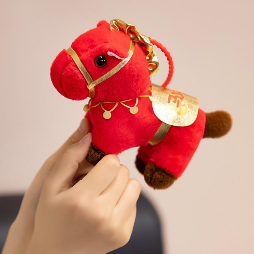 Traditional Little Horse Plush Toys Stuffed Animal Pony Plush Toy  New Year Festival