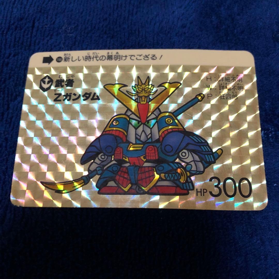 Использованная карта SD Gundam Carddass Musha Z Gundam Carddass Основное издание SD Gundam