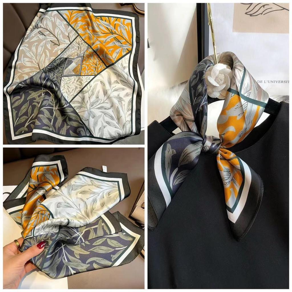 Eleganti Foulard di Seta da Donna Con Centinaia di Camicie, Assistenti di Volo, Decorazione Professionale, Protezione del Collo, Foulard, 70 Foulard Quadrati Piccoli.