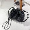 Niche Genuine Leather Lucky Bag Soft Fashionable Minimalist Women's Crossbody Cloud Single Shoulder Imported Sheepskin Inside Outside