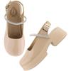 Shoetopia Round Toe Peach Pumps Bellies For Women & Girls-Eu37