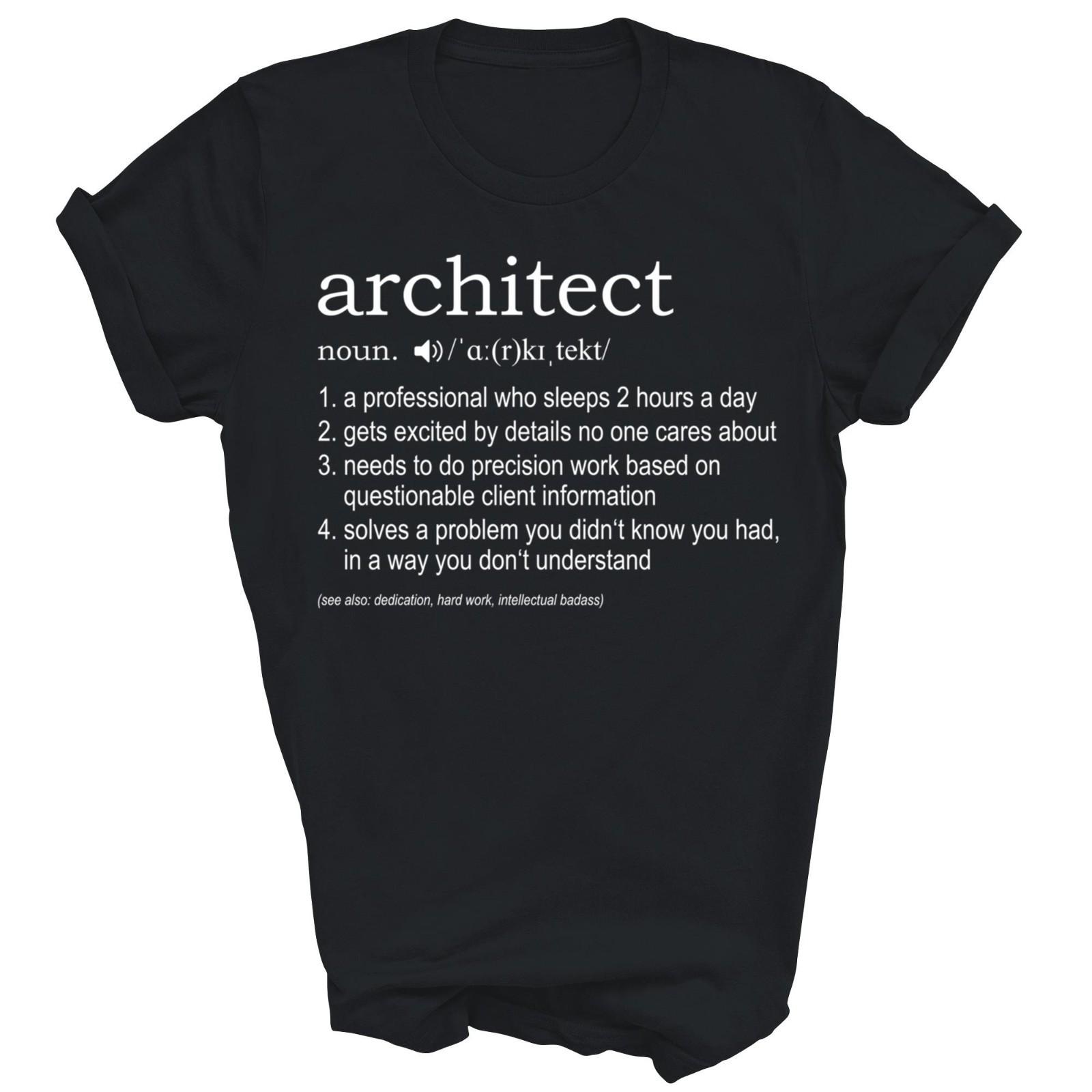 Architect Definition Funny For Architects Unisex Shirt Gift T-Shirt M