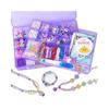 Children's DIY Beaded Bracelet Kit - Handmade Jewelry Set with Stringing Beads & Accessories