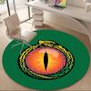1pc Serpent Eye Office Round Area Rug, Indoor Mat Suitable ForOffice, Under Office Chairs Bedroom Living Room Home Decor, Room Deco U25