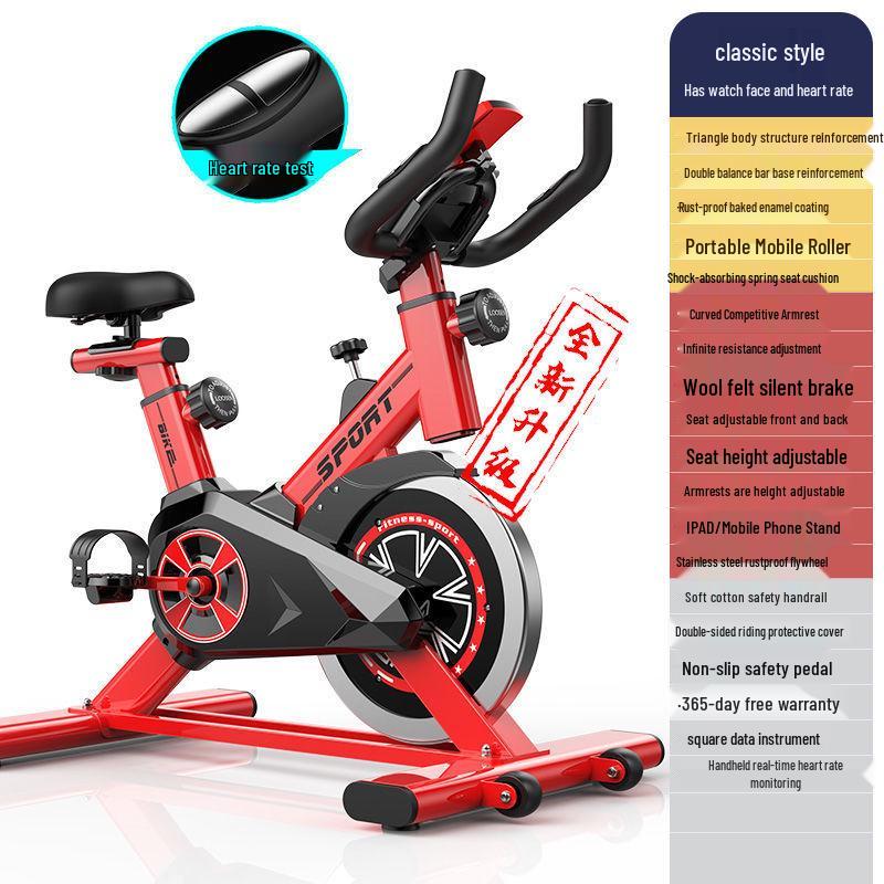 Dynamic Indoor Exercise Bike - Super Silent Fitness Equipment for Weight Loss