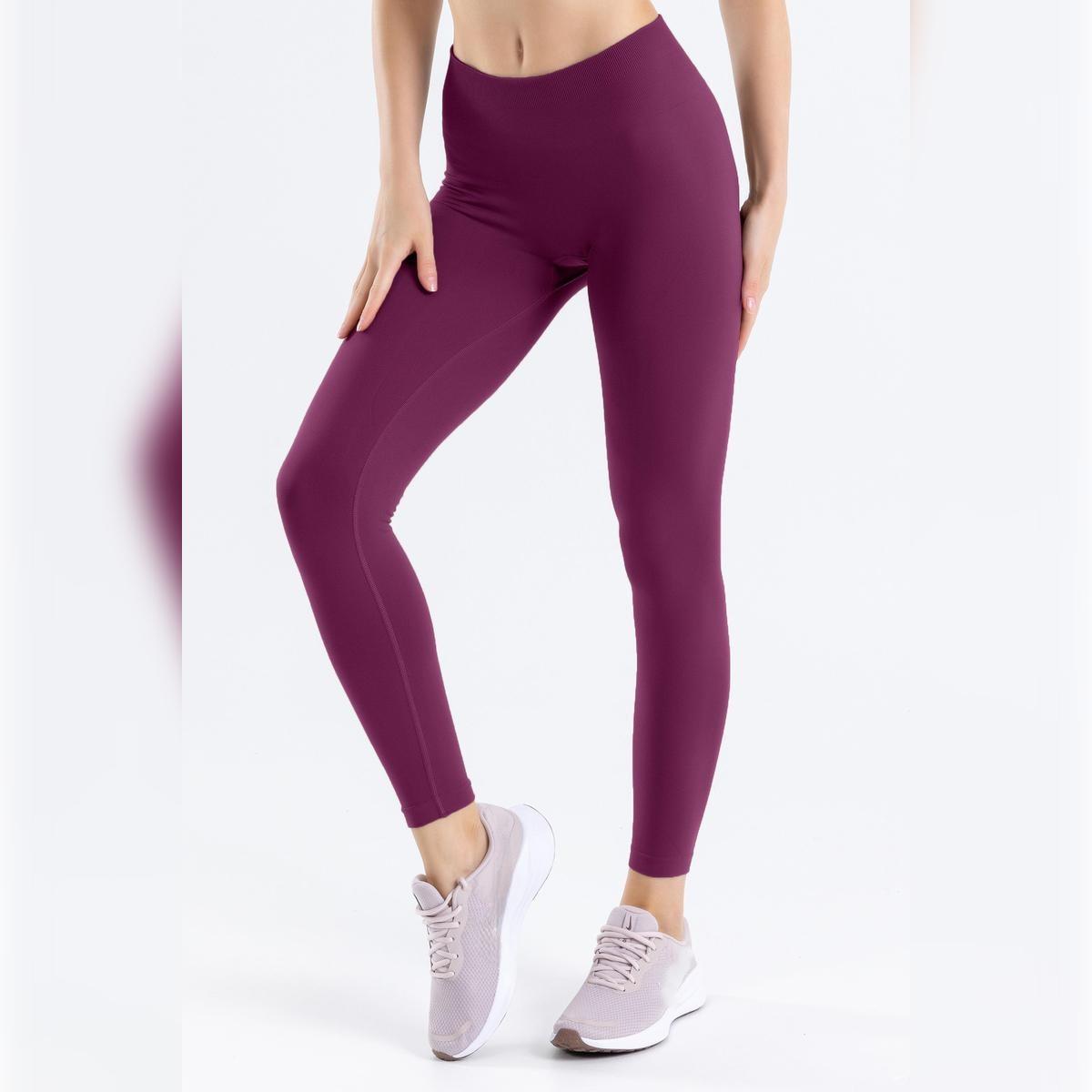 

Push Up Recovery Seamless Sports Leggings XS/S Вишня