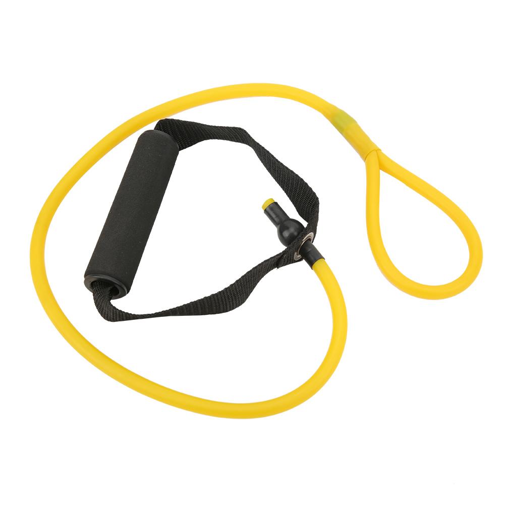 Latex Yellow Feet Stepping Rope Exercise Band Resistance Training Arm Strength Practice Elastic CordYellow Resistance