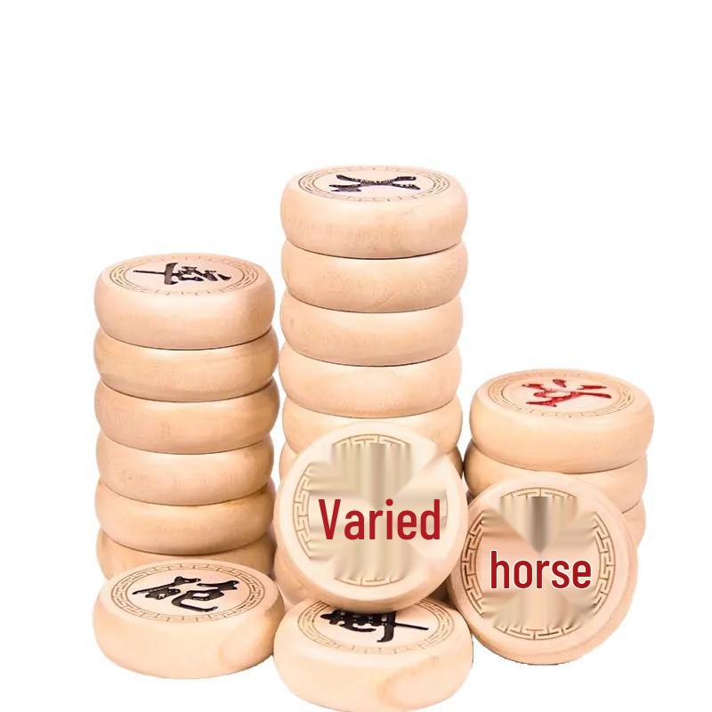 Newcomer 1.28 Exclusive: Large Solid Wood Chinese Chess Set, Portable & High-End