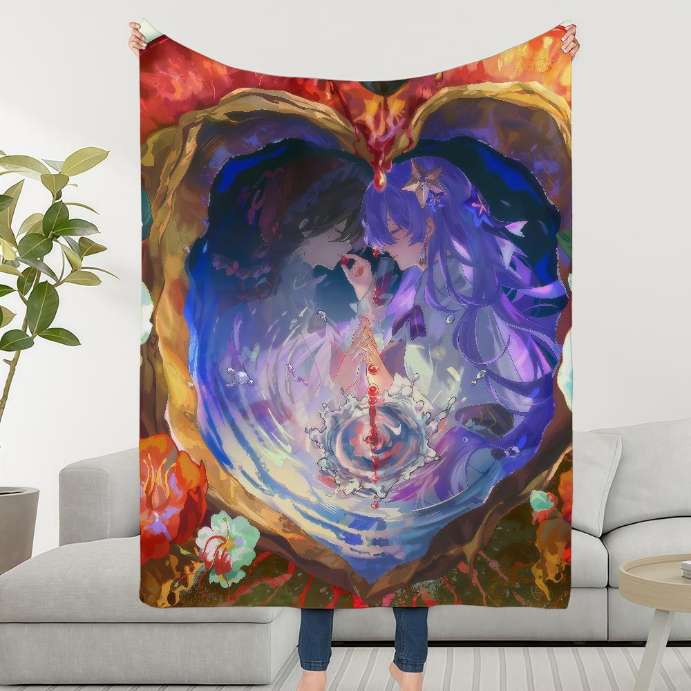 Blanket Throw Wuthering Super Cosy Plush Living Room Sofa Waves Cantarella Couch Childish Birthday Gifts 30x40in