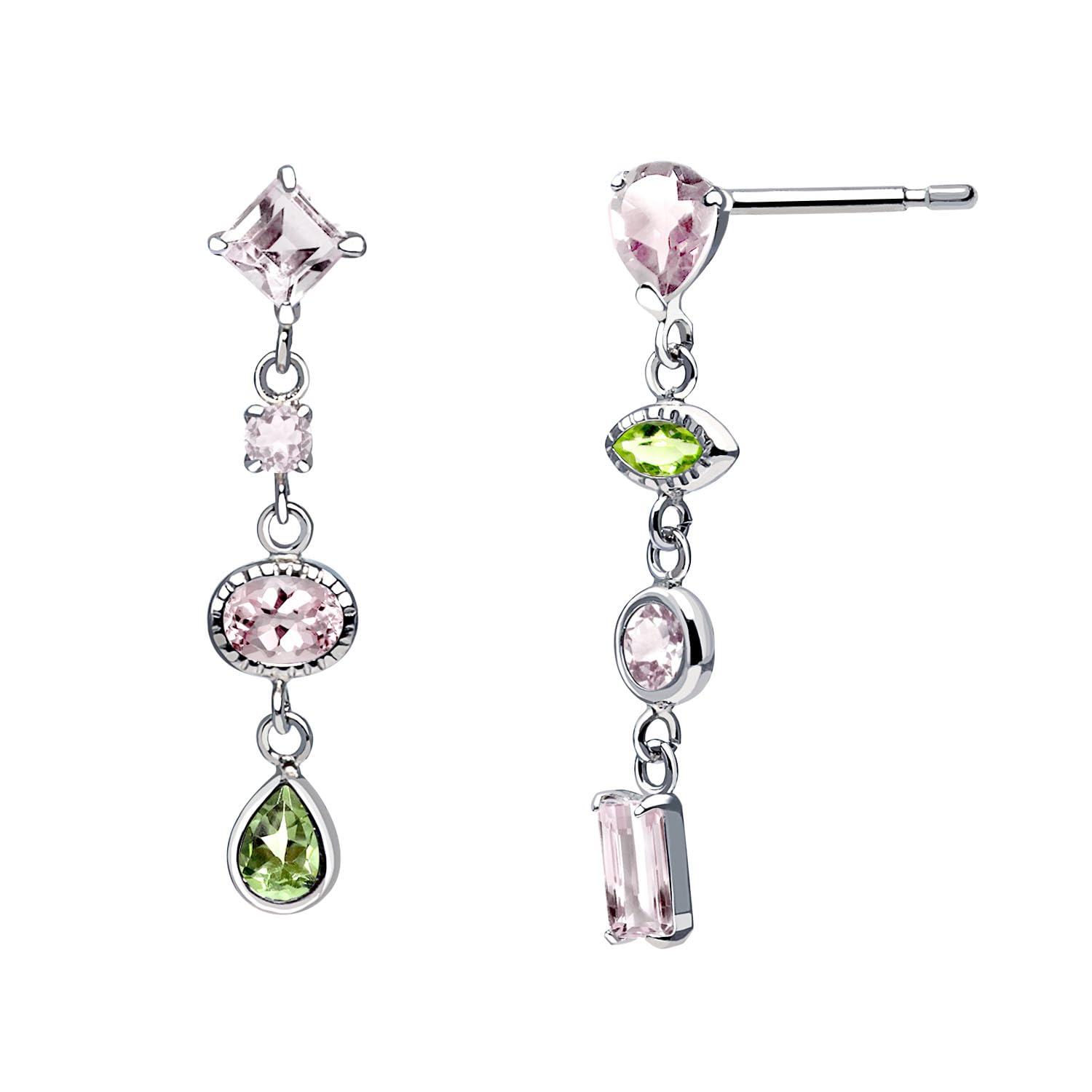 

Earrings Multicolor PT900 Platinum [Lara Christie] Women s le102-0010-pt платиновий