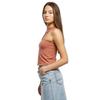 Débardeur Femme - Urban Classics - Rouge - Ajustée - 95% Coton - Bretelle Diagonale