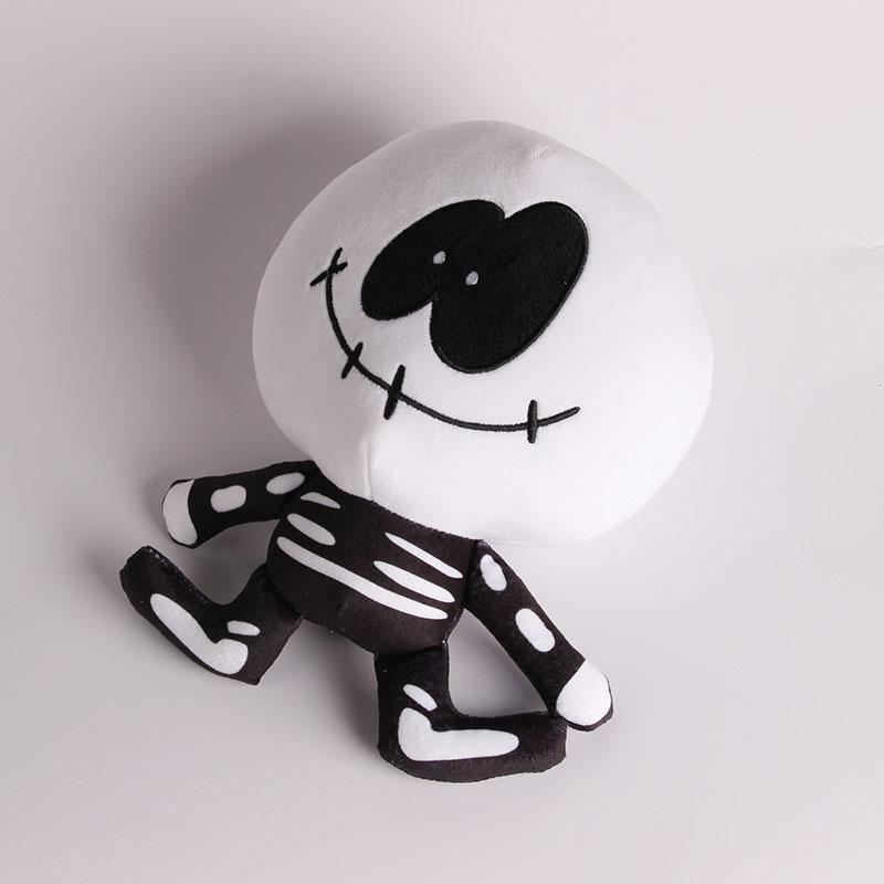 25cm Friday Night Funkin' Pluche Speelgoed Spooky Month Skid En Pump Zachte Knuffel Halloween Cadeau Spelpersonage