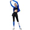 Womens High-Waisted Yoga Leggings With Skirt Overlay Tummy Control Butt Lift Plus Size Workout Pants Running Pilates Gym