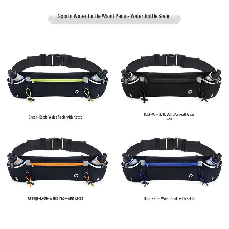 Multi-Functional Running Waist Bag with Water Bottle Holder for Outdoor Sports