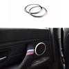 Cover Trim Inner Door Speaker Ring Horn For BMW X1 E84 2010-2015 Silver Titanium