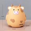 New Cute Cartoon Calf Resin Ornaments Childrens Pet Piggy Bank Home Decoration Children's Gift Coin Bank Accessory Home Supplies