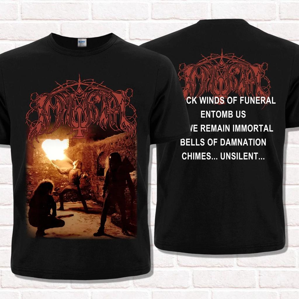 2 Sides Immortal Band Album Cotton Black T Shirt Full Size JU1066