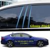 For Jaguar XE XEL XF XFL F-PACE 2015 2016- Car PC Material Pillar Post Cover Door Trim Window Molding Sticker Accessories