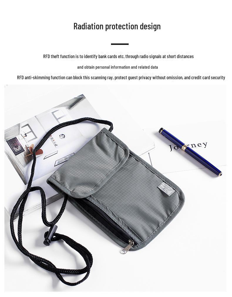 Waterproof Anti-Theft Passport Holder & RFID Shielding Pouch for Phones and Keys
