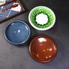 Circular Ceramic Thickened Dining Plate Sashimi Plate Fruit Plates Salad Bowl Soup Plates Dim Sum Dish Dessert Bowl Snack Bowls