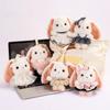 Plush Bunny Keychain With Bow Dress For Kids Gift And Bag Decor