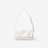 Korean Style Cloud Pleated Genuine Leather Shoulder Bag - Trendy All-Match Drawstring Messenger for Women