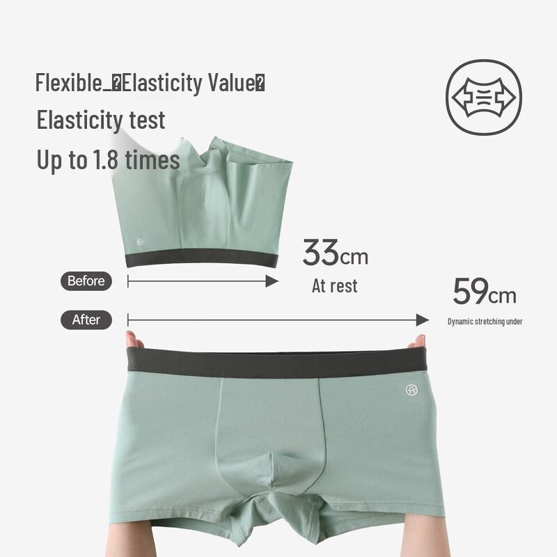 Fenteng Men's Pure Cotton Antibacterial Boxer Briefs