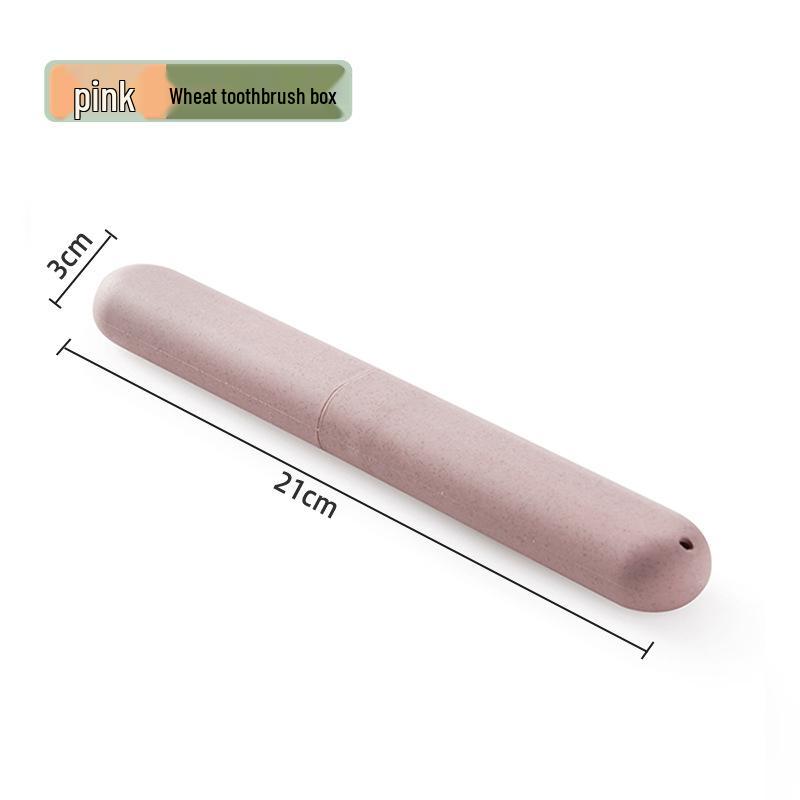 ETRAVEL: Compact Travel Toothbrush Head Box & Multifunctional Toothpaste Storage Cup