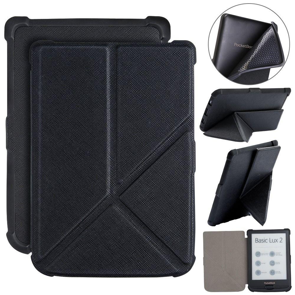 Capa Traseira para E-Reader de 6 Polegadas com Desligamento/Ligamento Automático para PocketBook Touch Lux 5 4 HD 3 616 627 632