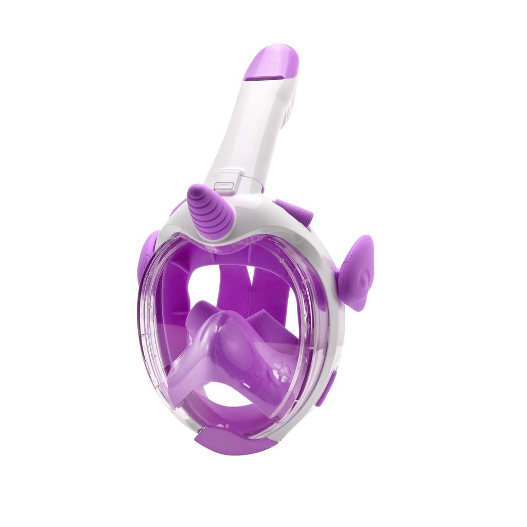 Silicone Diving and Snorkeling Set with GoPro-Compatible Swim Goggles