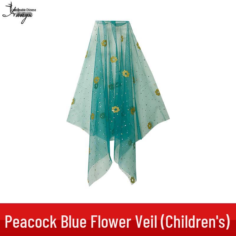 Belly Dance Bollywood Scarf Veil – Women's Hot Stamping Dance Accessory