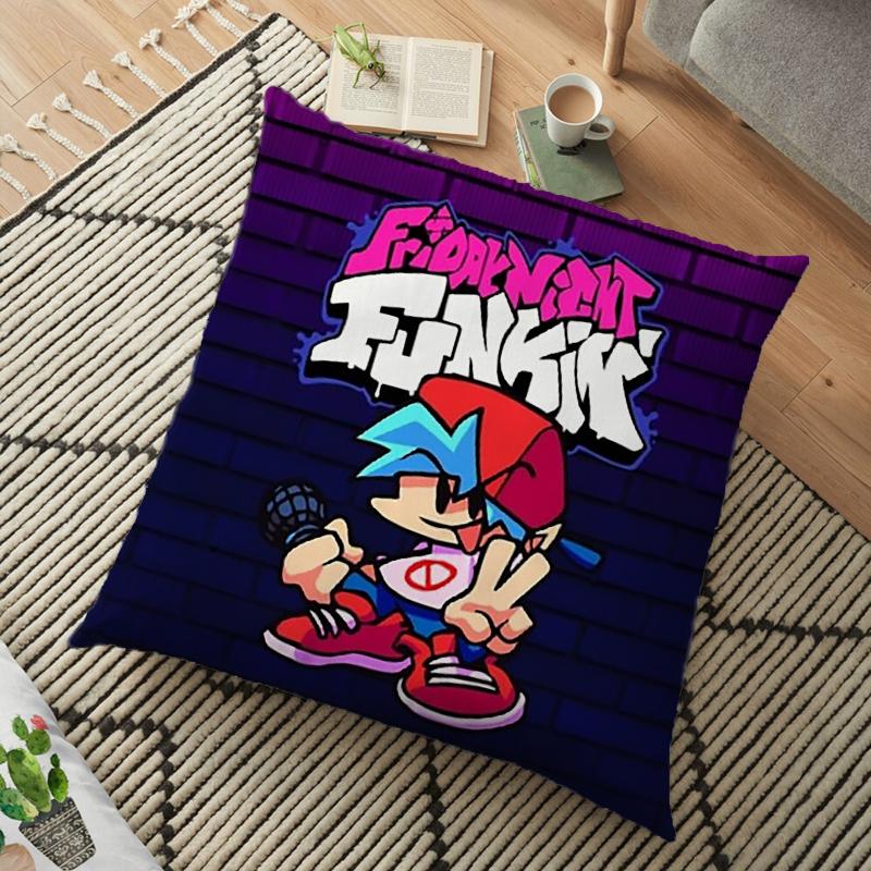 Friday Night Funkin Cushion Pillow Case Whitty Boyfriend Pillow Cover Lemon Demon Monster Living Room Decorative Pillow Kids Gift 45cm