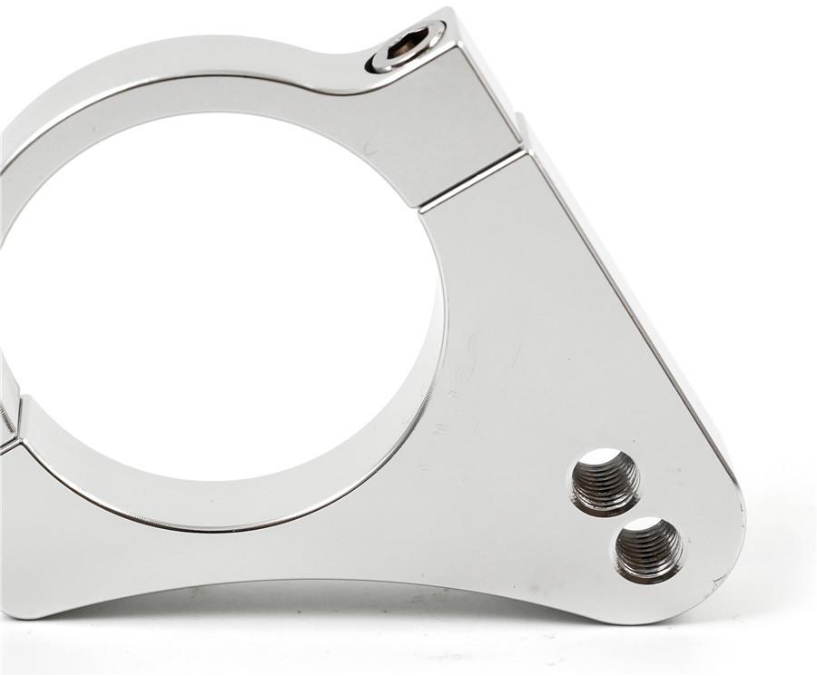 26MM Silver Universal Motorcycle Aluminium Steering Damper Fork Bracket Reduce L
