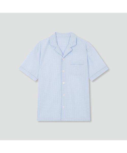 [JAJU] Men's Cotton Seersucker 3/4 Pajama Set [Shipped from Korea] 100% Authentic